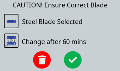 blade alignment